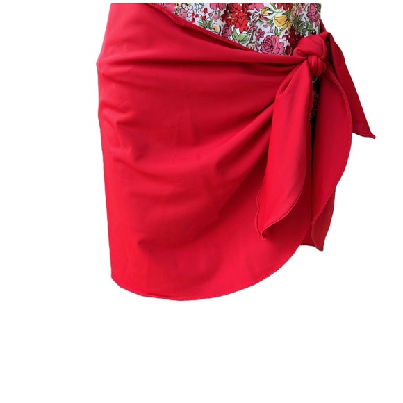 LISA CURRAN SWIM 2pc swimsuit with cover-up, size Large, EUC - Picture 4 of 12